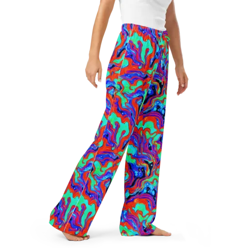 Flame Current on a Women's Pajama Pants