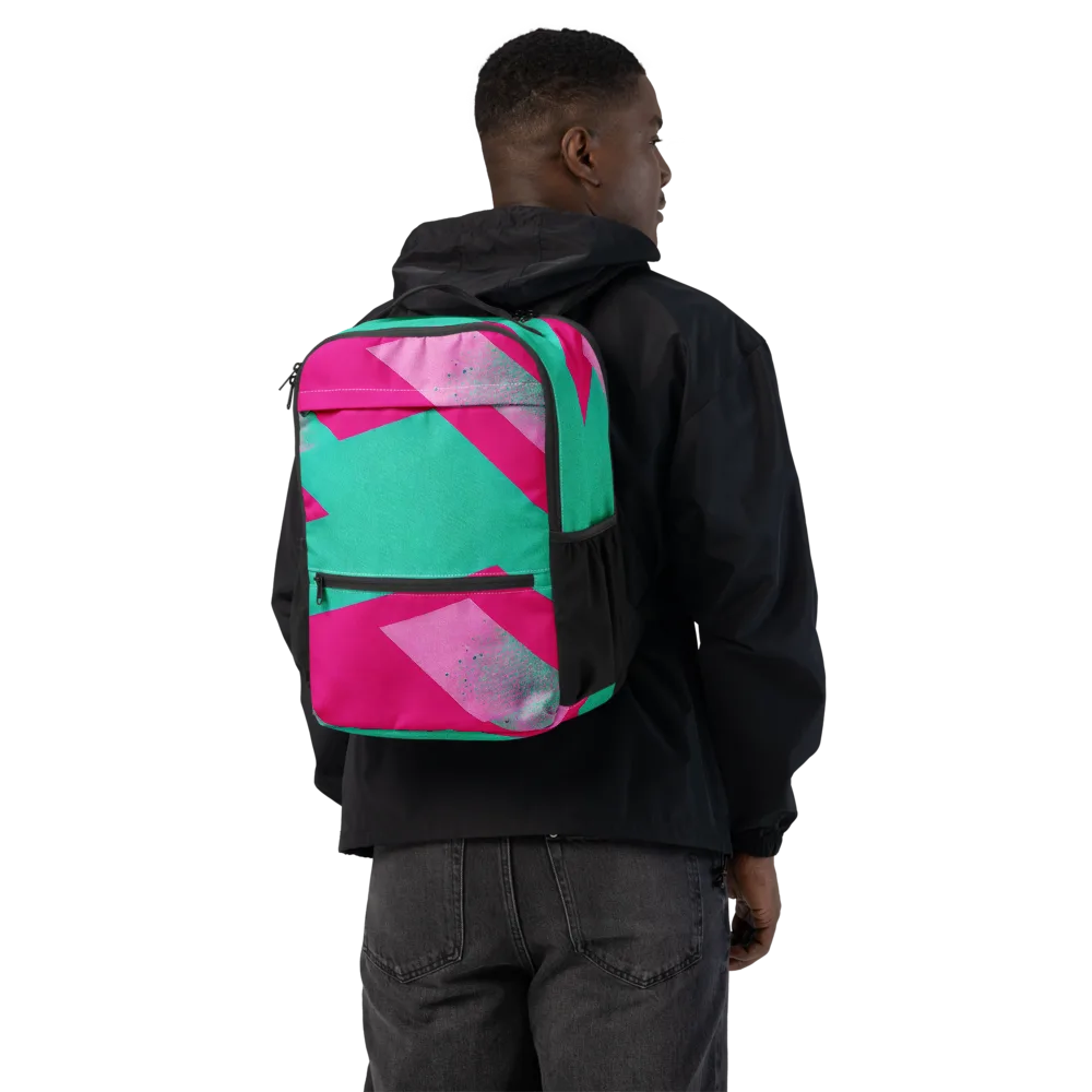 Vivid Velocity on Utility Backpack — Back