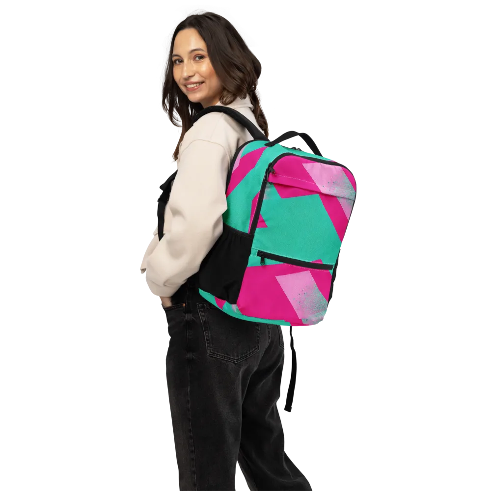 Vivid Velocity on Utility Backpack — Back