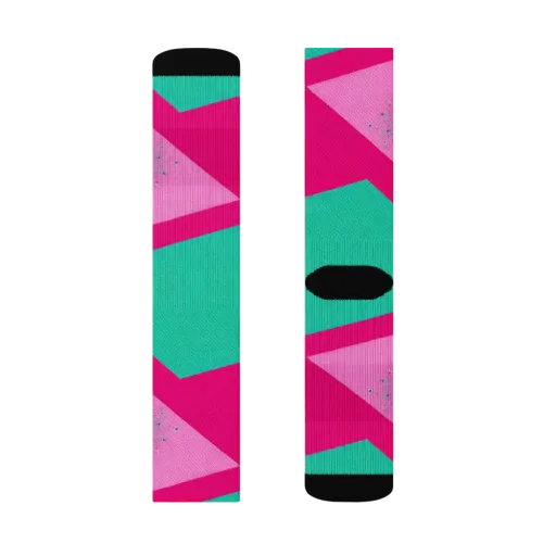 Vivid Velocity on a Socks