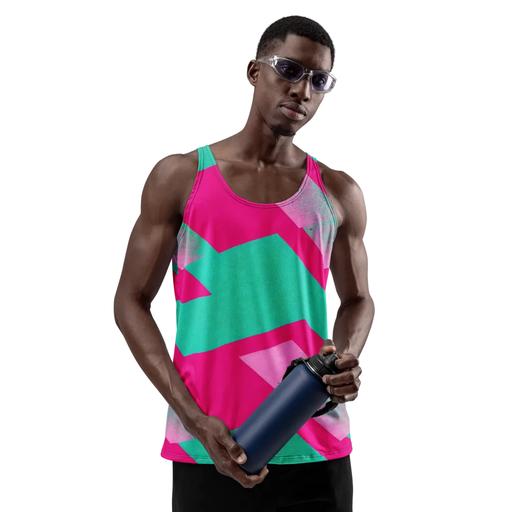 Vivid Velocity on Men's Tank Top — Front