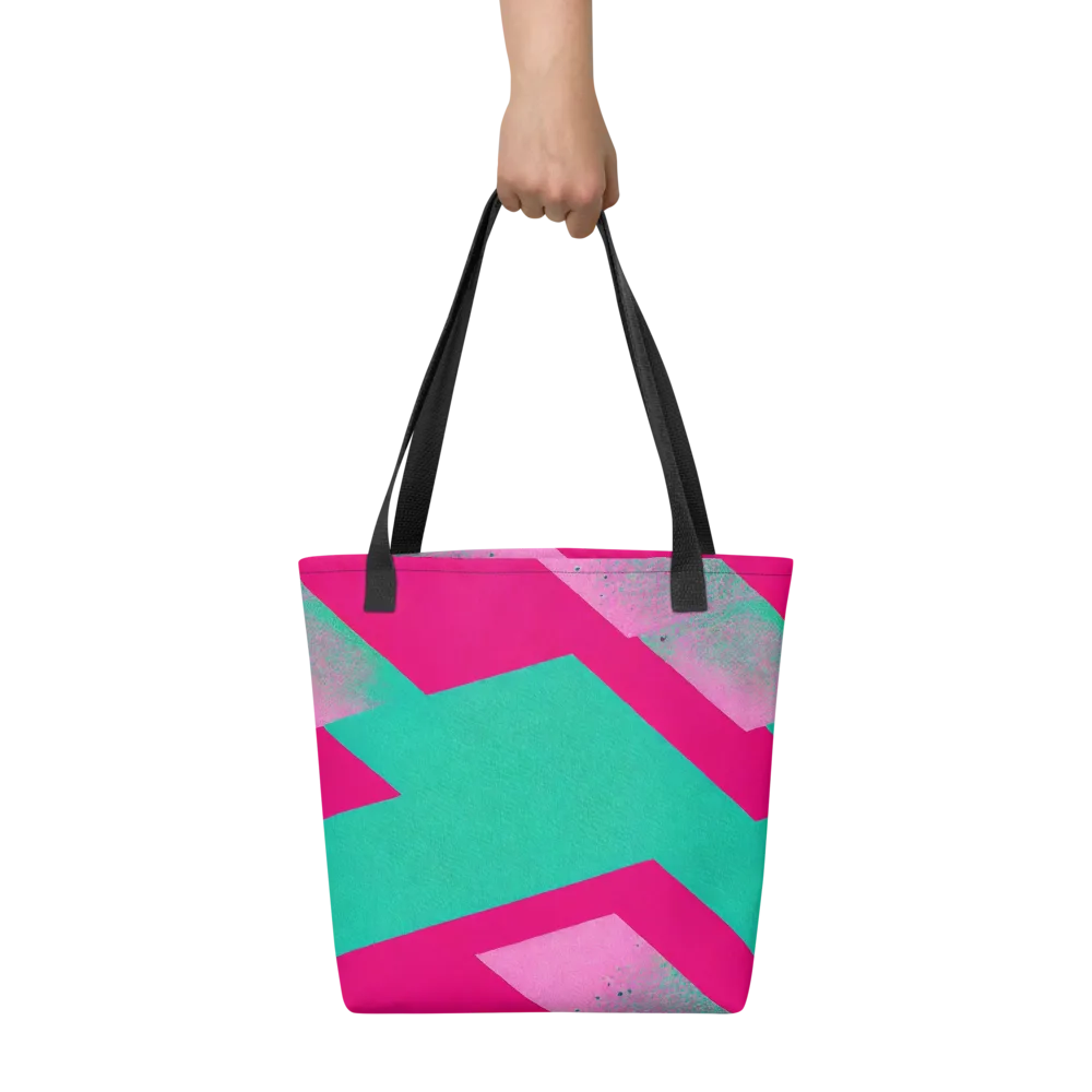 Vivid Velocity on Tote Bag — Front