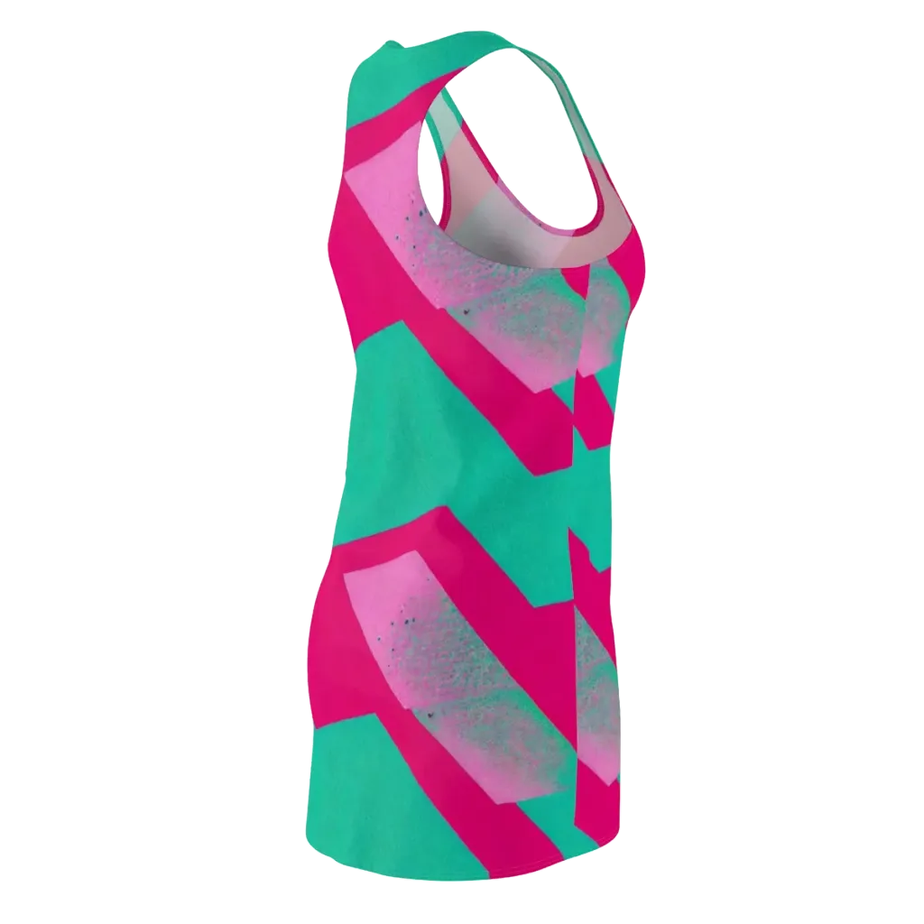 Vivid Velocity on Racerback Dress — Back Side