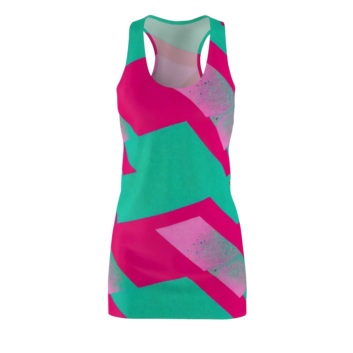 Vivid Velocity on Racerback Dress — Front