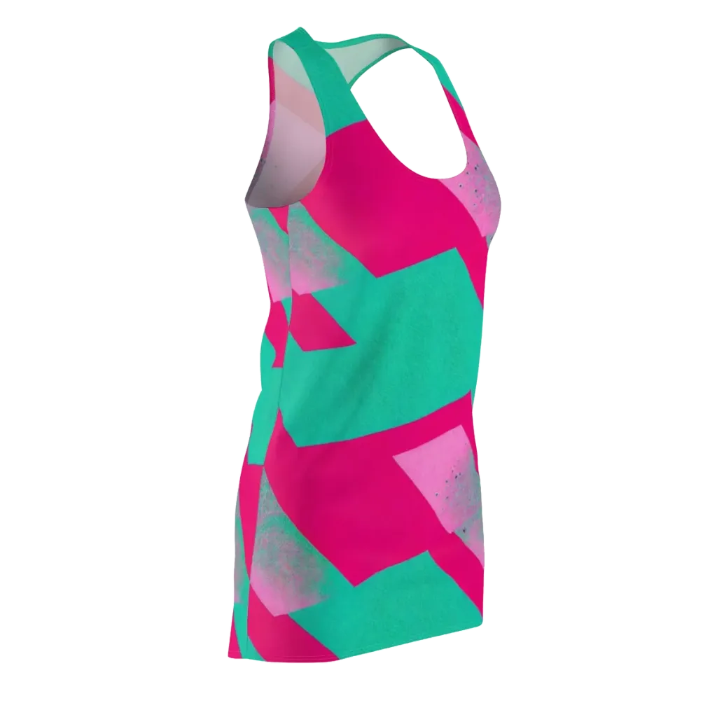 Vivid Velocity on Racerback Dress — Front Side
