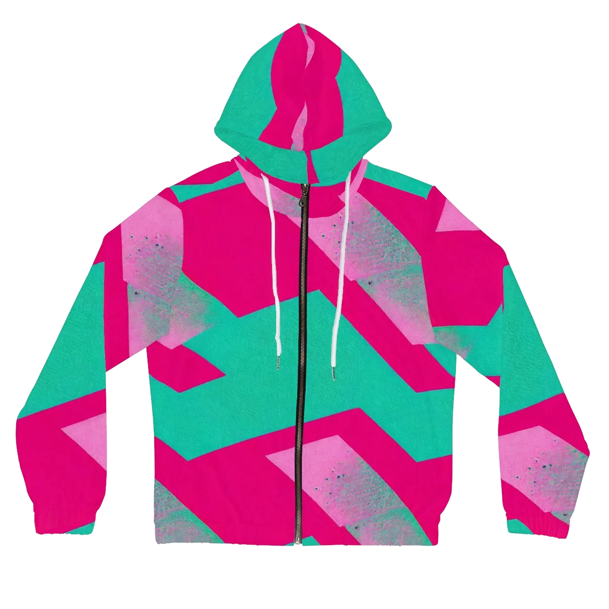 Vivid Velocity on Women's Full-Zip Hoodie — Front