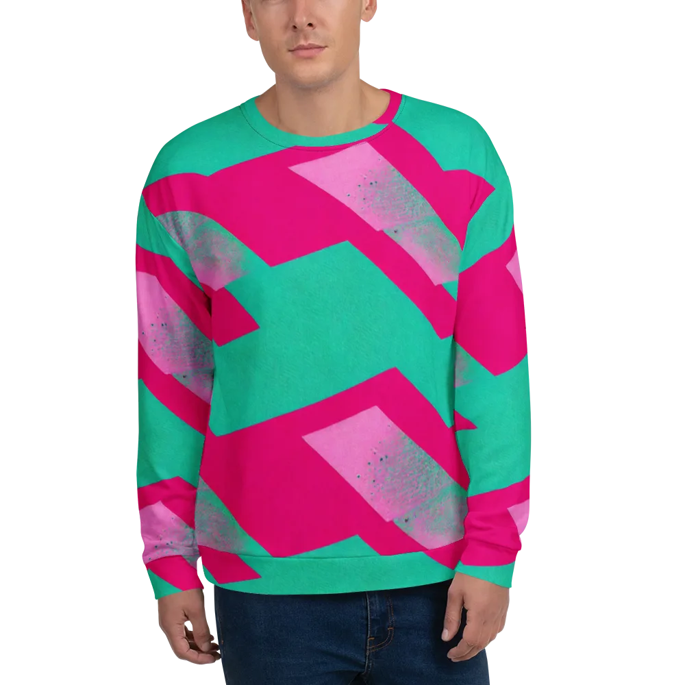 Vivid Velocity on Sweatshirt — Front