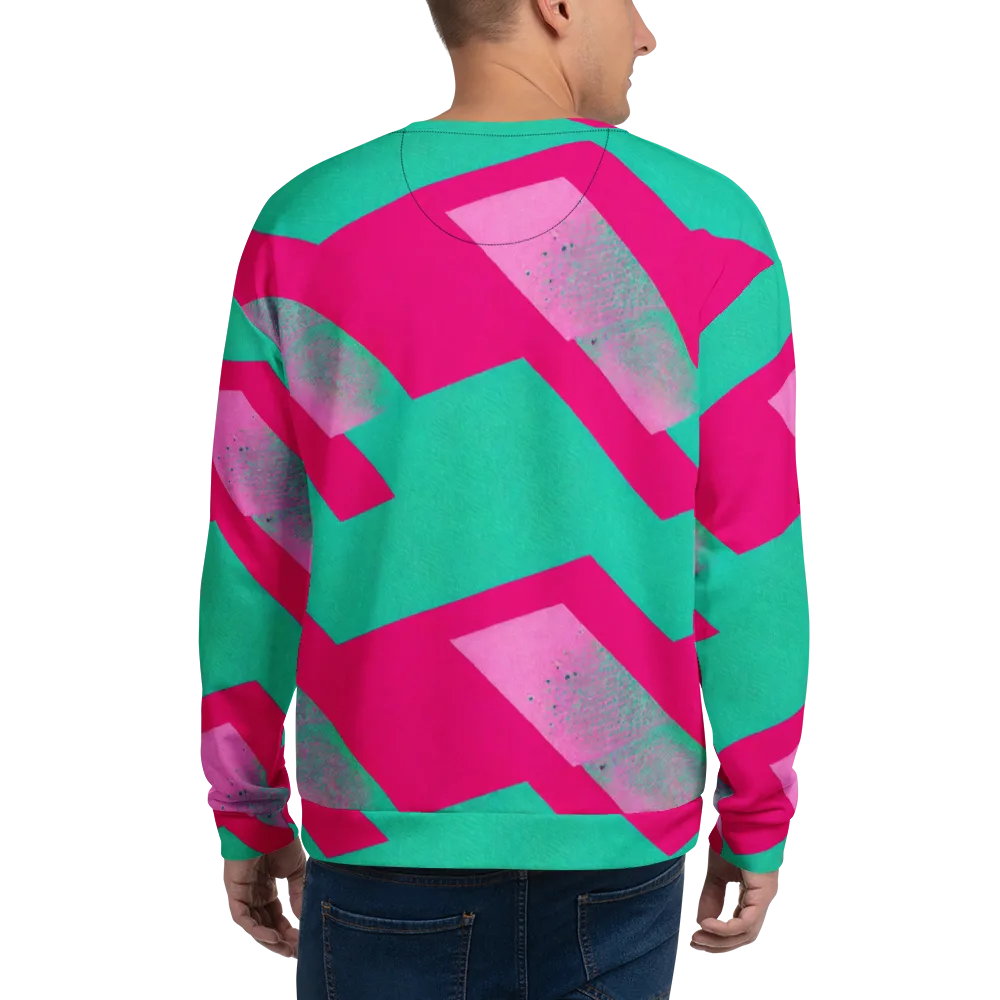 Vivid Velocity on Sweatshirt — Back