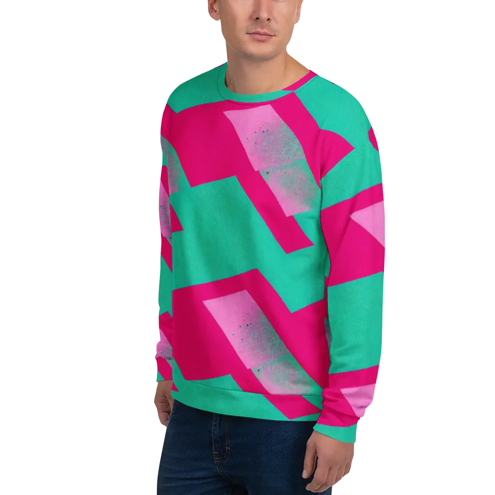 Vivid Velocity on Sweatshirt — Left Front