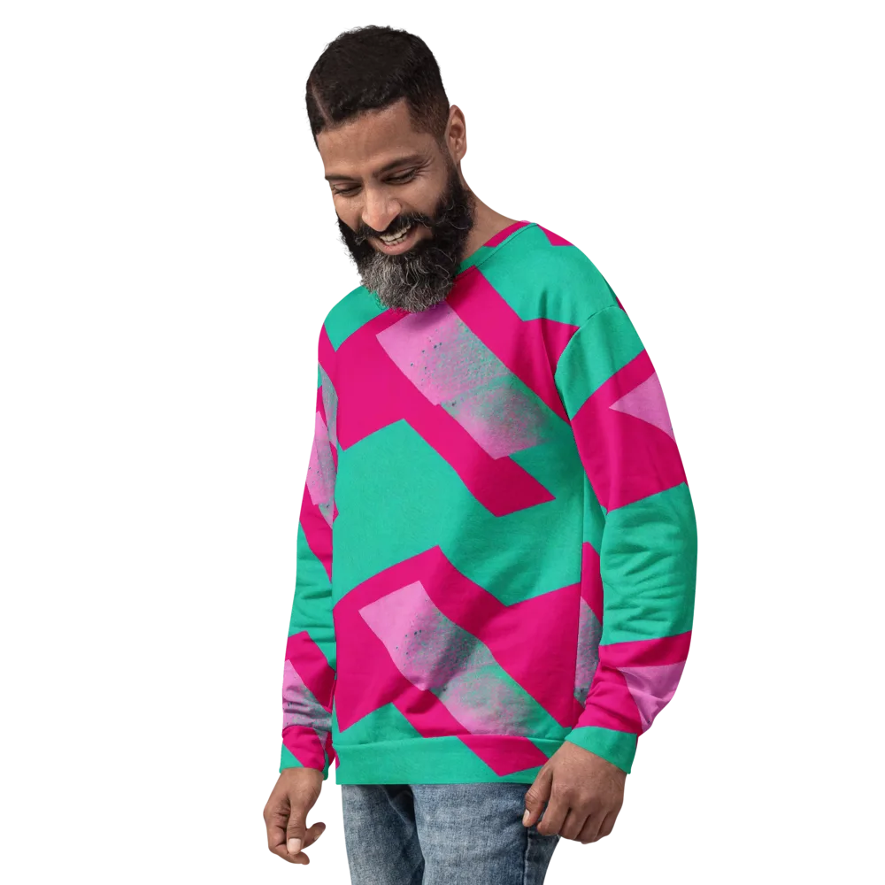 Vivid Velocity on Sweatshirt — Left Front