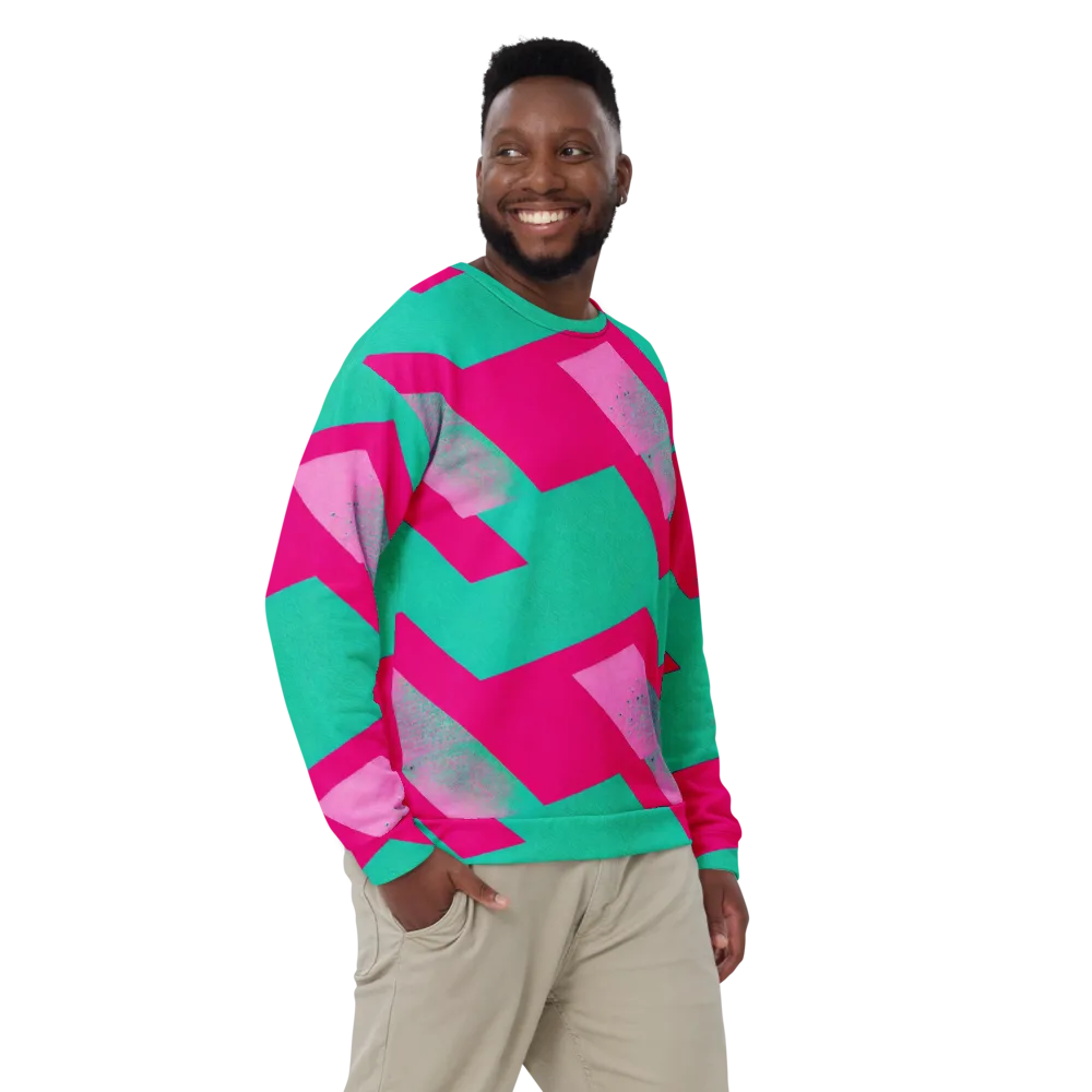 Vivid Velocity on Sweatshirt — Front