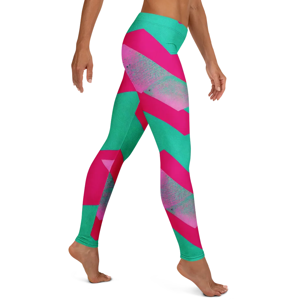 Vivid Velocity on Leggings — Right