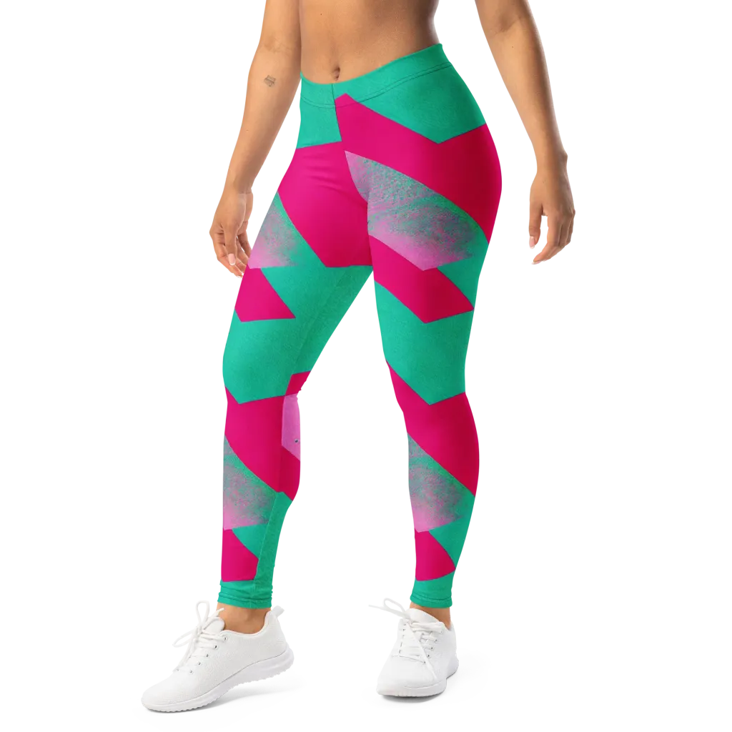 Vivid Velocity on Leggings — Left Front