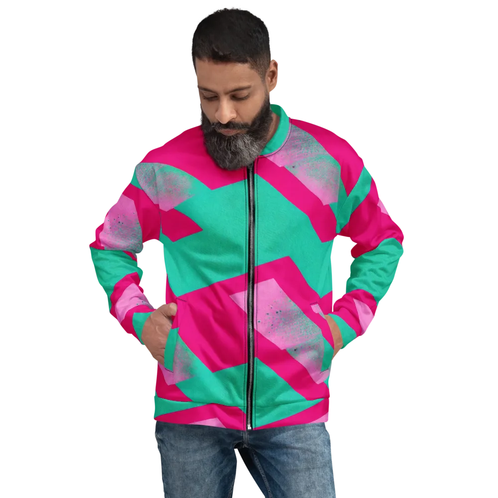 Vivid Velocity on Bomber Jacket — Front