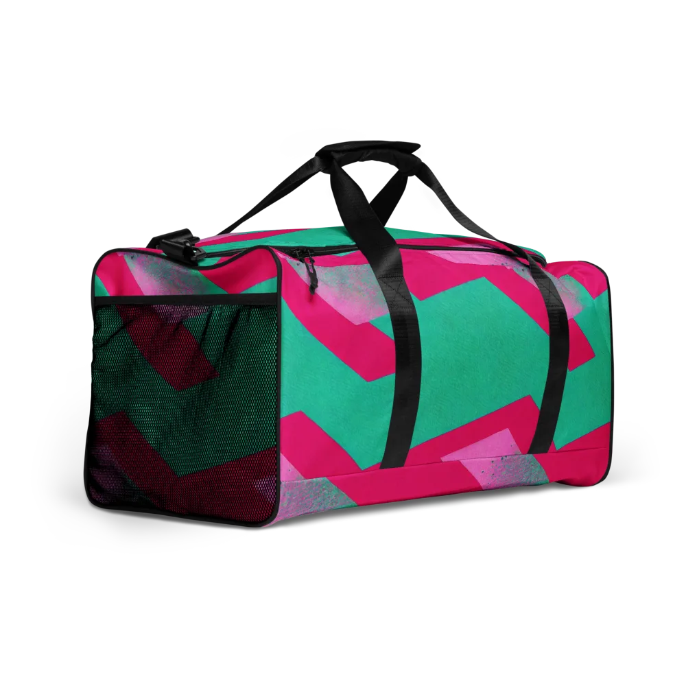 Vivid Velocity on Duffle Bag — Right Front