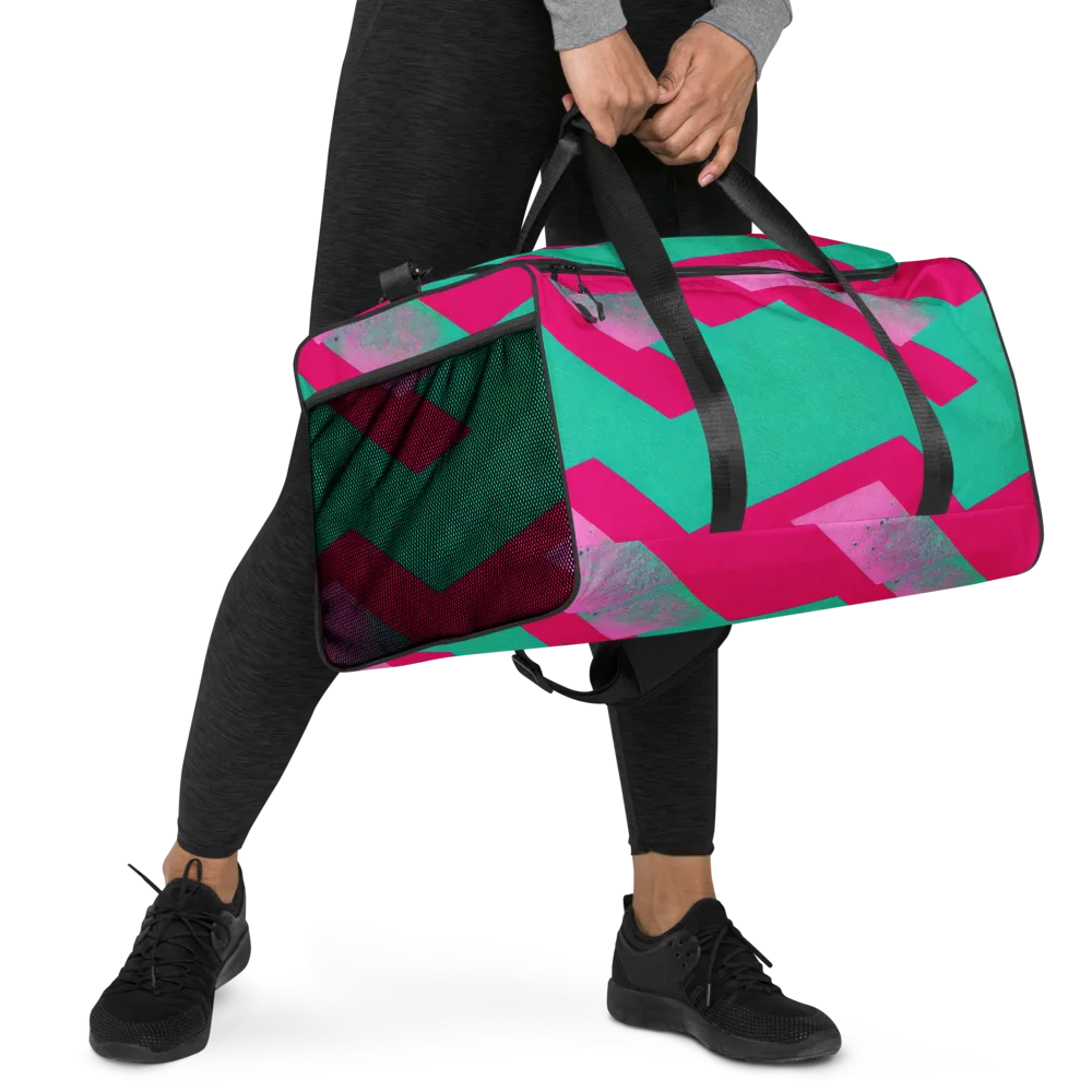 Vivid Velocity on Duffle Bag — Right Front