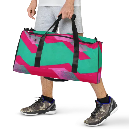 Vivid Velocity on a Duffle Bag