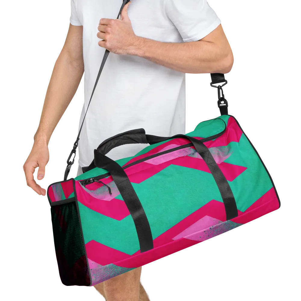 Vivid Velocity on Duffle Bag — Right Front
