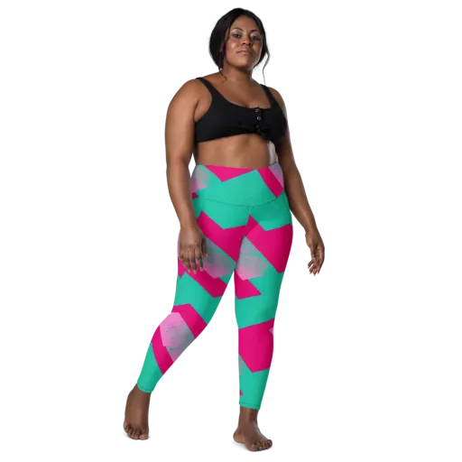Vivid Velocity on a Leggings with Pockets