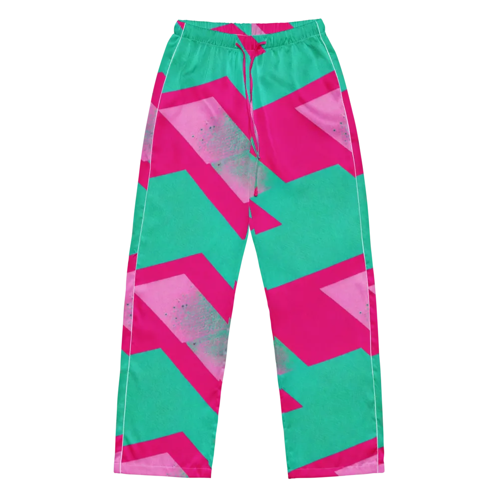 Vivid Velocity on Women's Pajama Pants — Front
