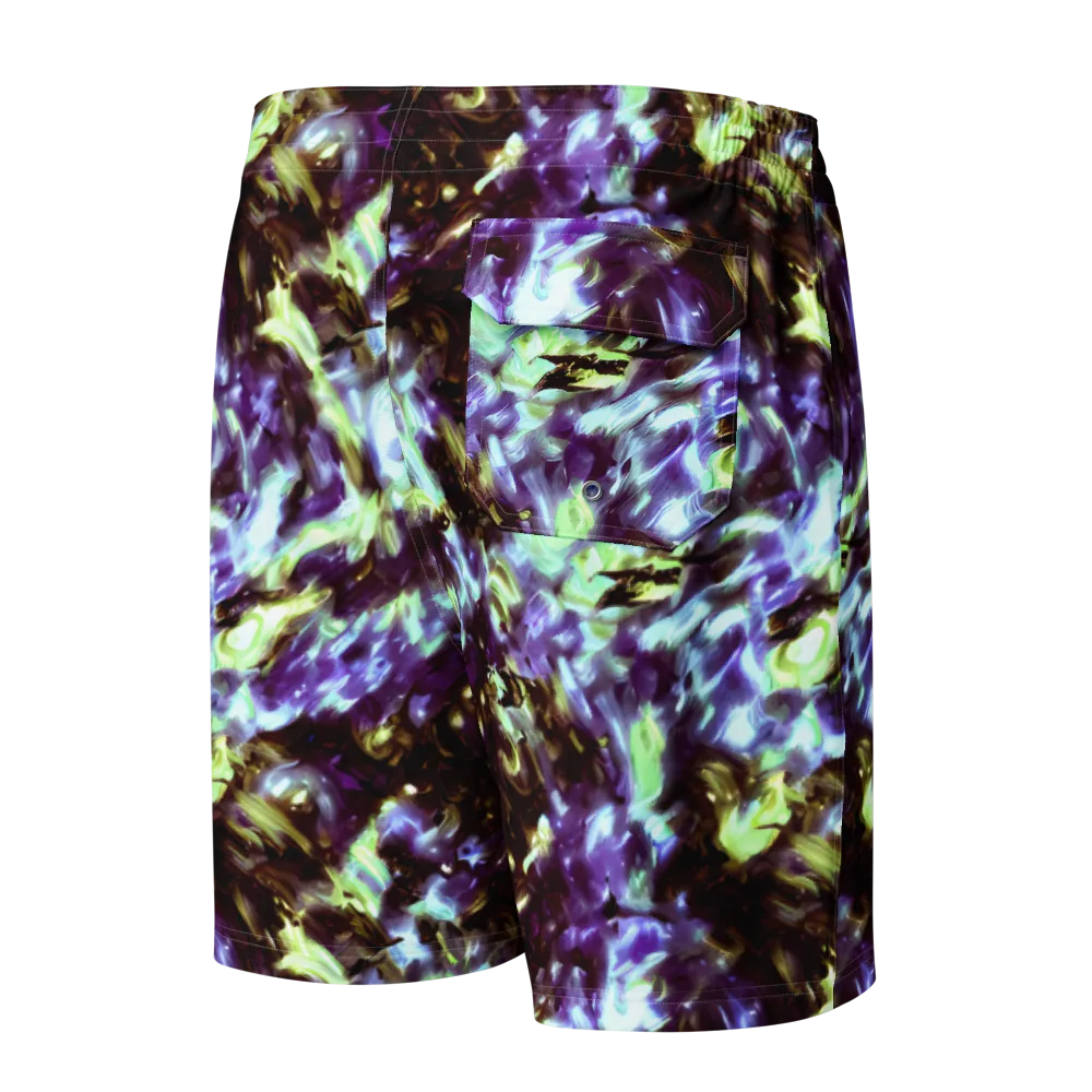 Aurora Molten on Men's Board Shorts — Back