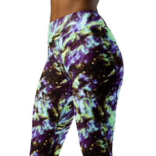 Aurora Molten on a Yoga Leggings