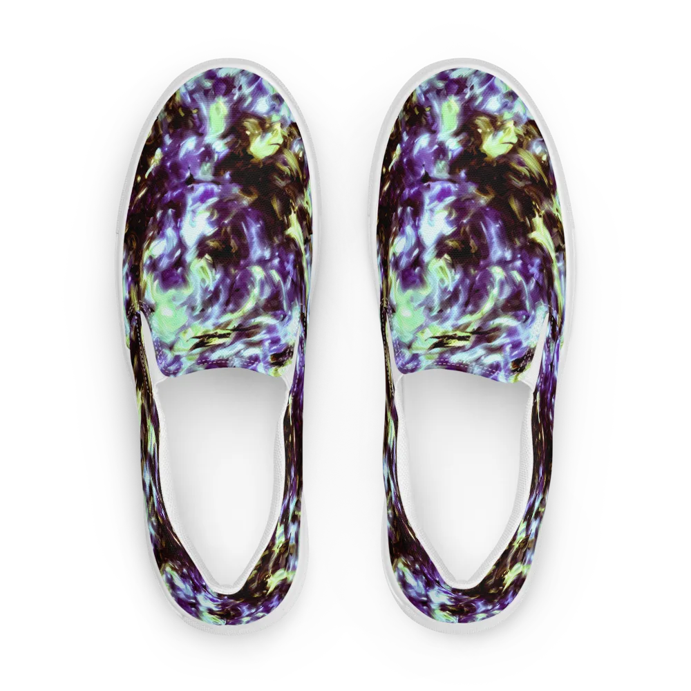 Aurora Molten on Men's Slip-On Canvas Shoes — Front