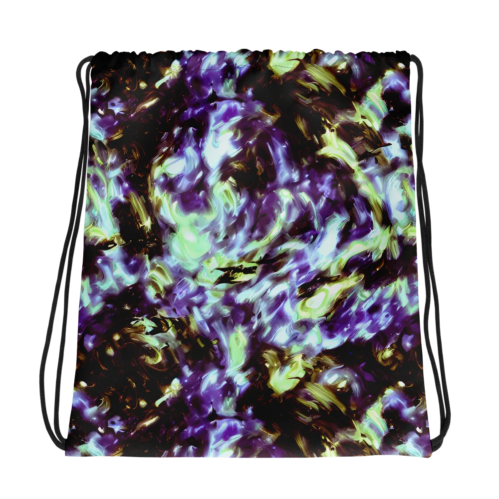 Aurora Molten on Drawstring Bag — Photo