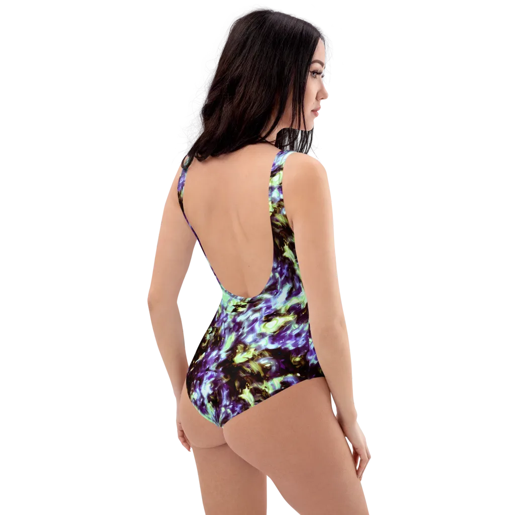 Aurora Molten on One-Piece Swimsuit — Right Back