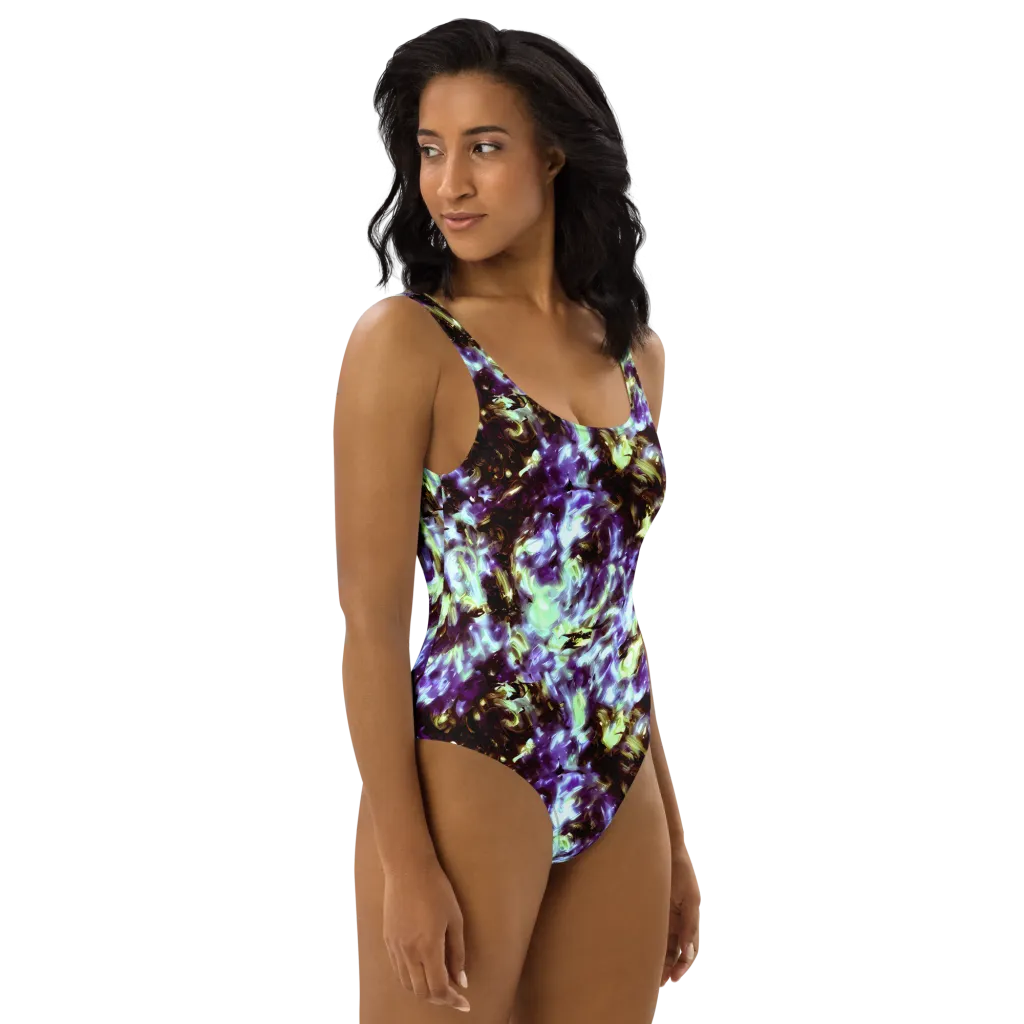 Aurora Molten on One-Piece Swimsuit — Right