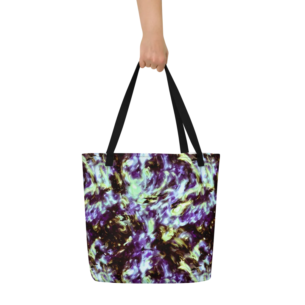 Aurora Molten on Large Tote Bag W/ Pocket — Front