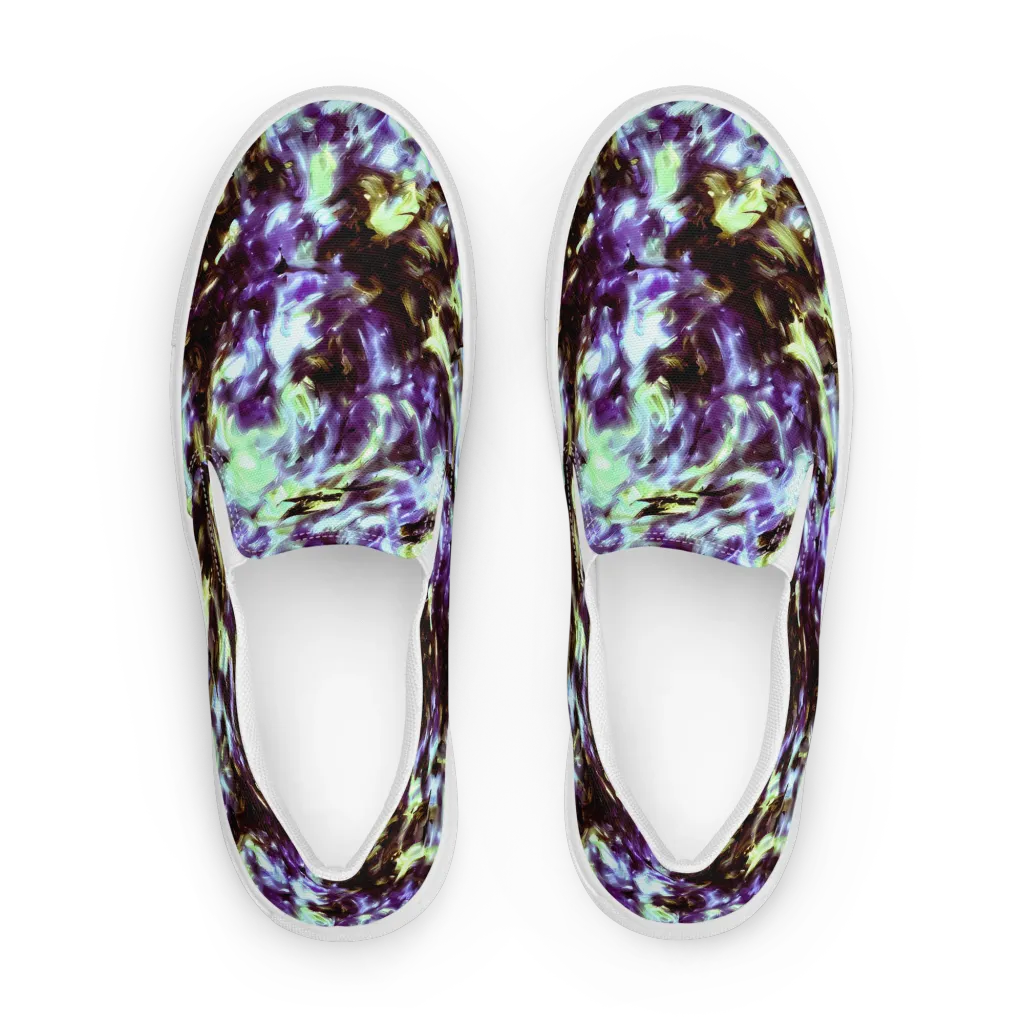 Aurora Molten on Women's Slip-On Canvas Shoes — Front