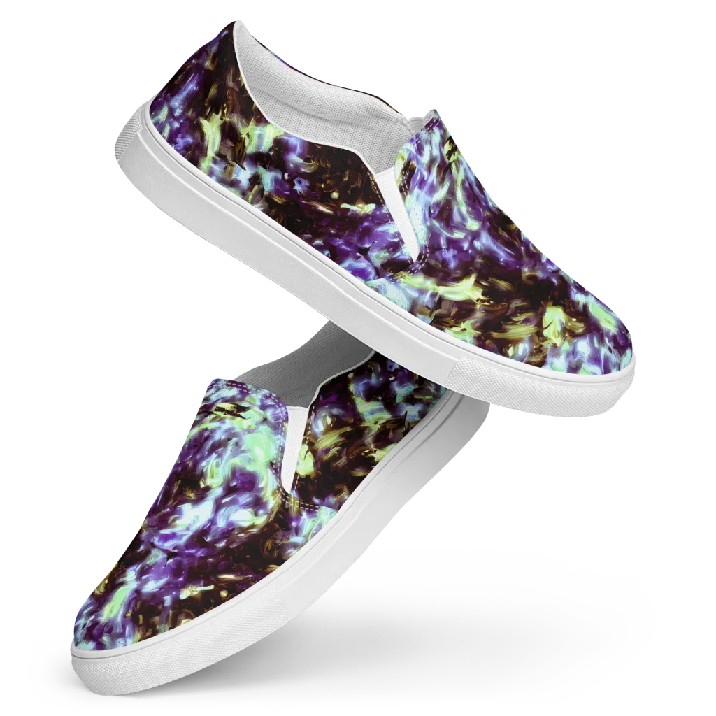 Aurora Molten on Women's Slip-On Canvas Shoes — Front