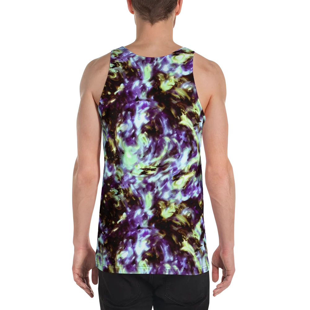 Aurora Molten on Men's Tank Top — Back