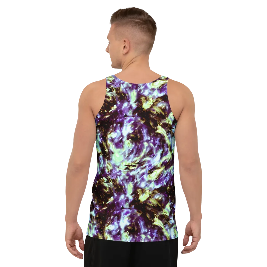 Aurora Molten on Men's Tank Top — Back
