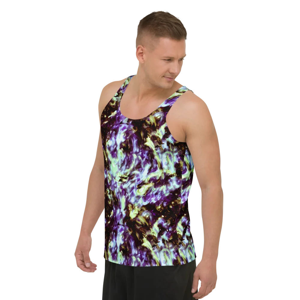 Aurora Molten on Men's Tank Top — Left Front