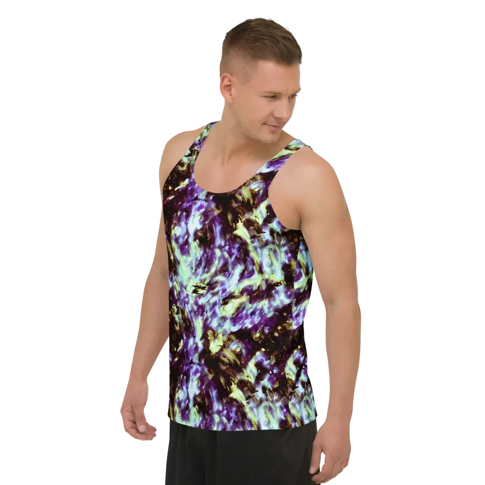Aurora Molten on Men's Tank Top — Left Front
