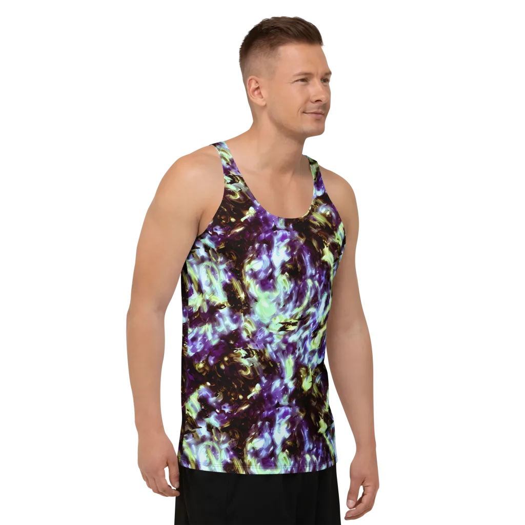Aurora Molten on Men's Tank Top — Right Front
