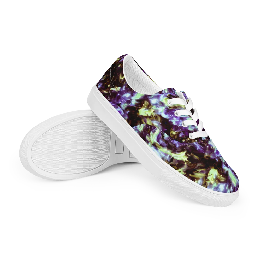 Aurora Molten on Men's Lace-Up Canvas Shoes — Right Front