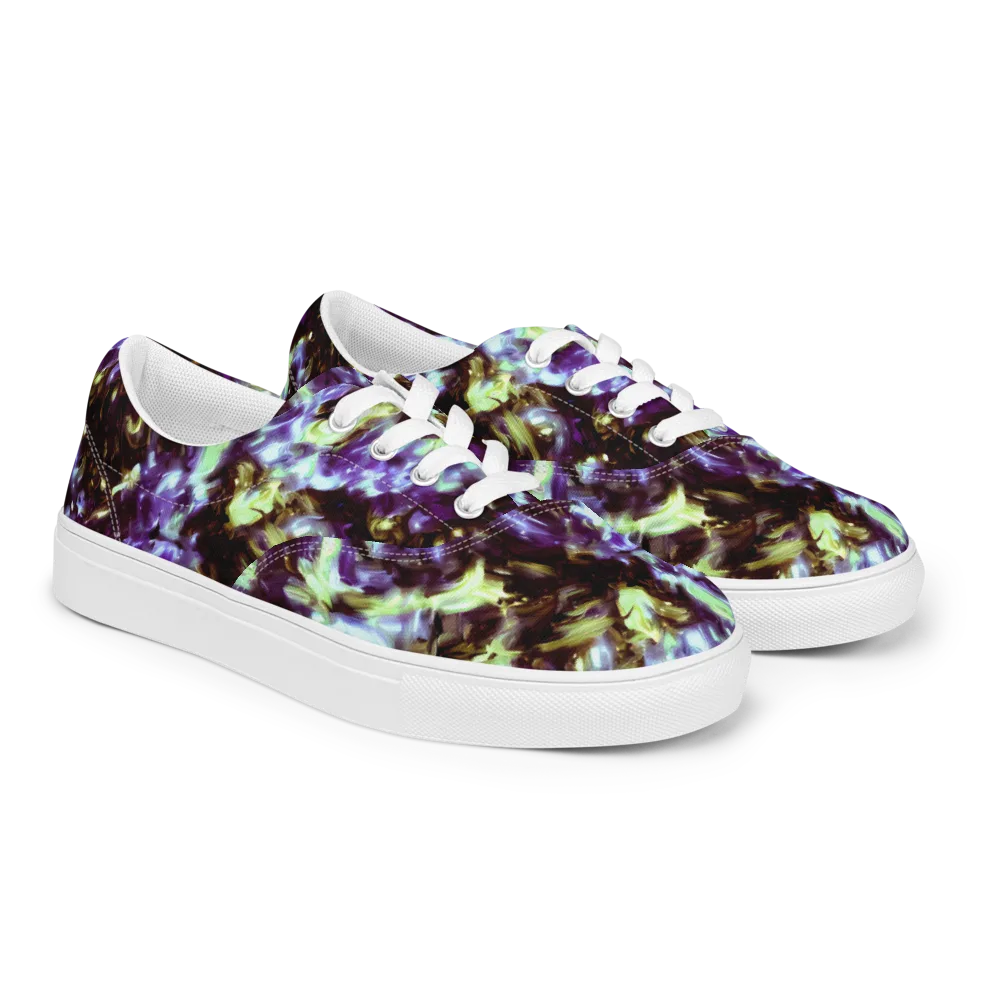 Aurora Molten on Men's Lace-Up Canvas Shoes — Right Front