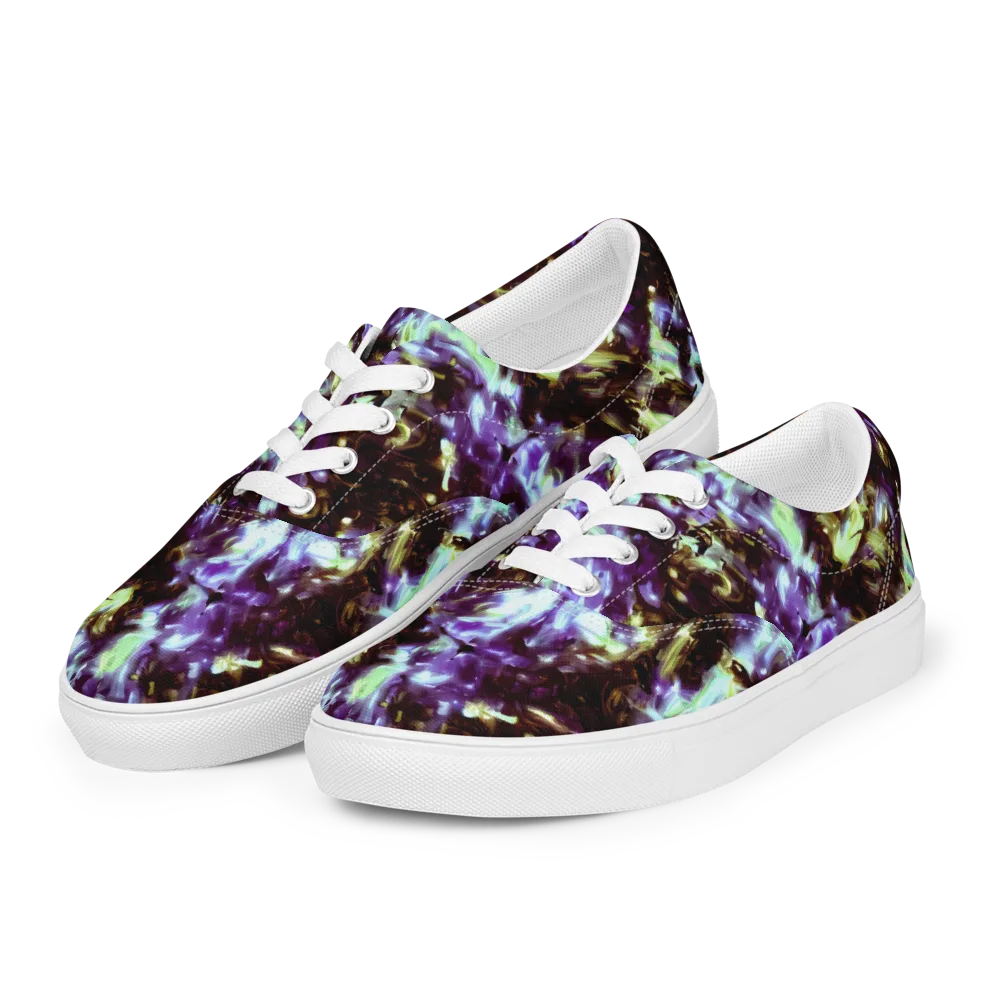 Aurora Molten on Men's Lace-Up Canvas Shoes — Left Front