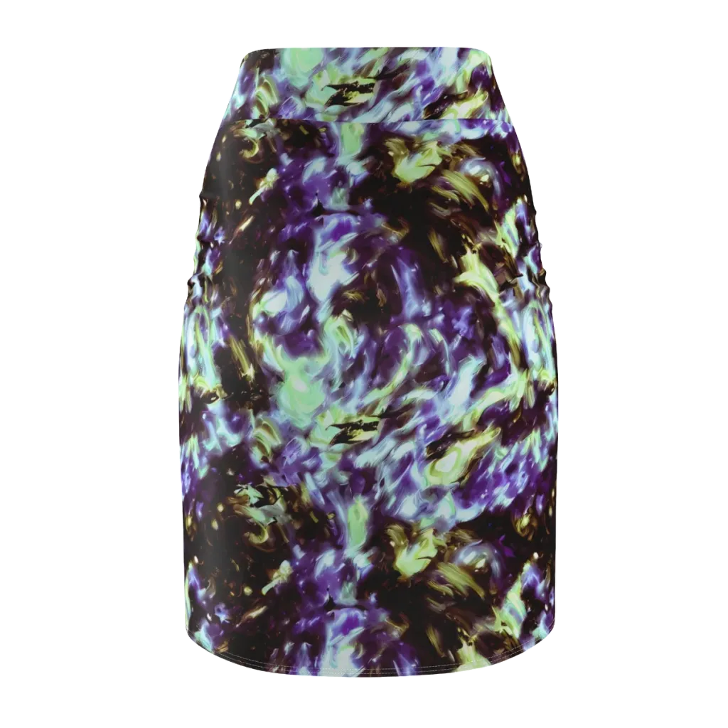 Aurora Molten on Pencil Skirt — Back