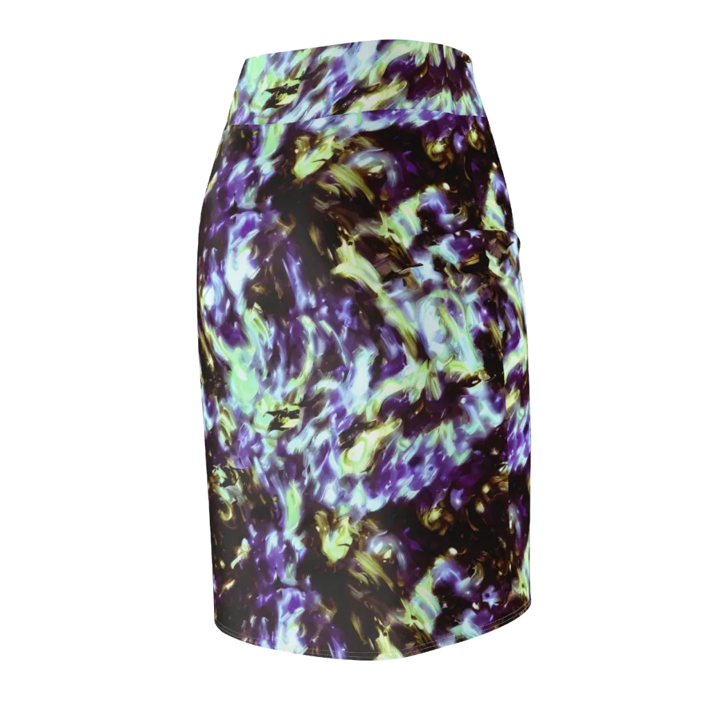 Aurora Molten on Pencil Skirt — Back Side