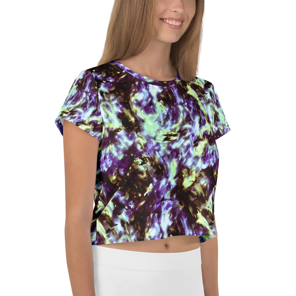 Aurora Molten on Crop Tee — Right