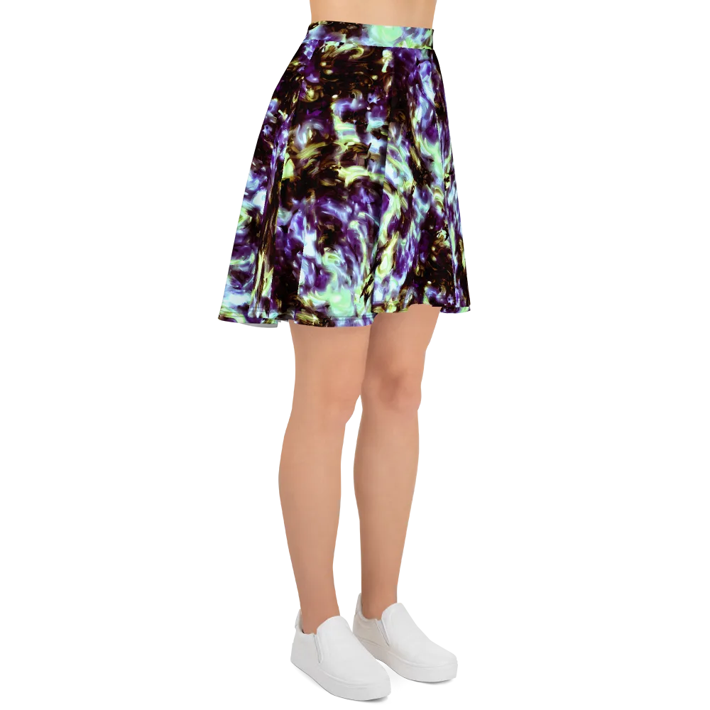 Aurora Molten on Skater Skirt — Right