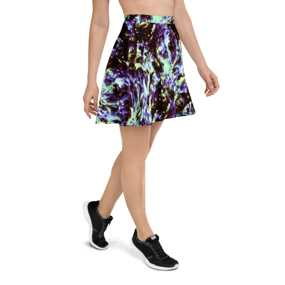 Aurora Molten on Skater Skirt — Right