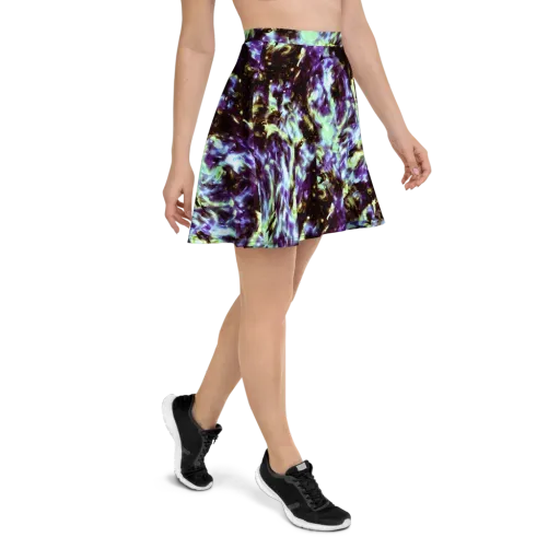 Aurora Molten on a Skater Skirt