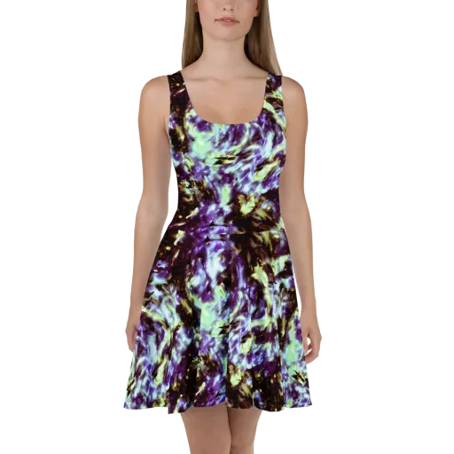 Aurora Molten on a Skater Dress