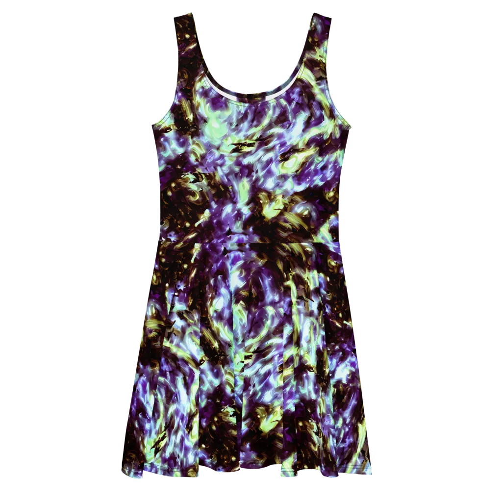 Aurora Molten on Skater Dress — Front