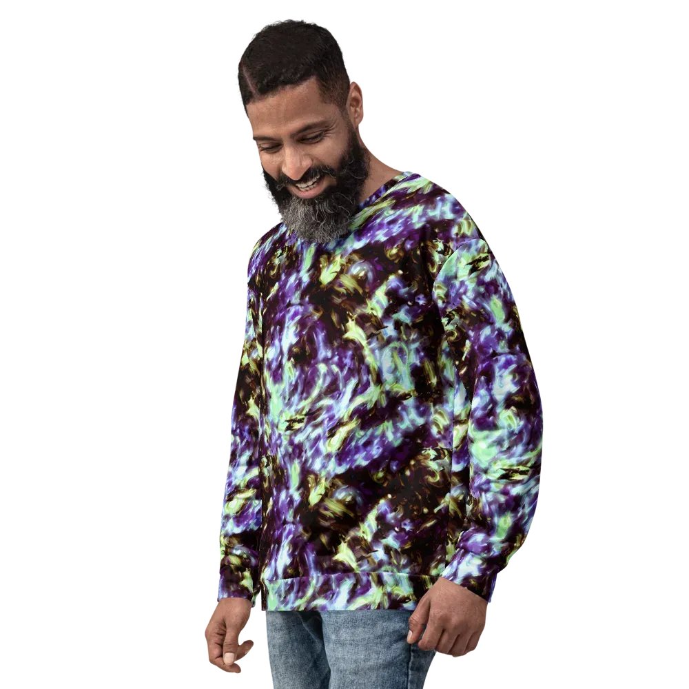 Aurora Molten on Sweatshirt — Left Front